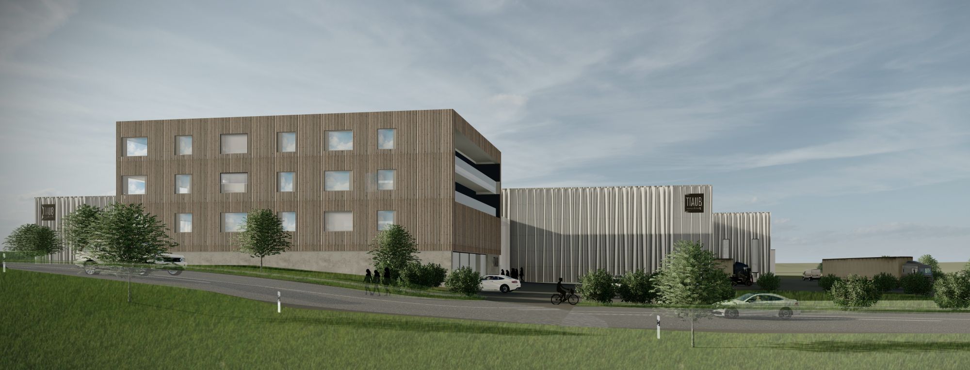 Studie Gewerbebau Bild Fassade 01 Studie Gewerbebau Bild Fassade 01