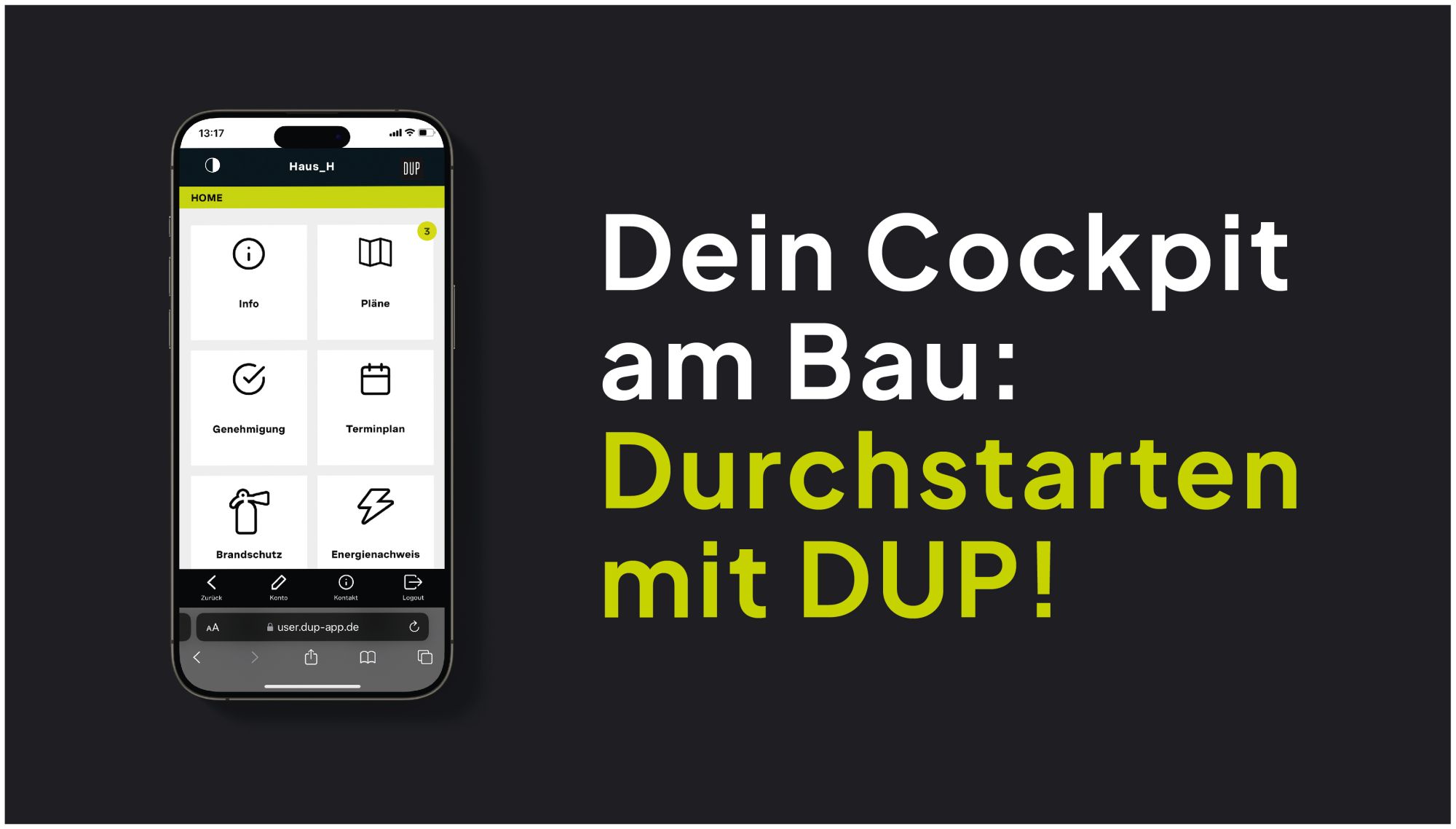 Die neue Dup App von Traub Ingenieure.Architekten. Die neue Dup App von Traub Ingenieure.Architekten.