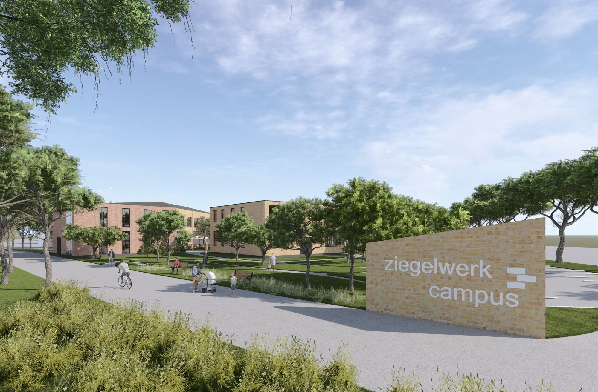 Campus am Ziegelwerk Arnach_Eingang 