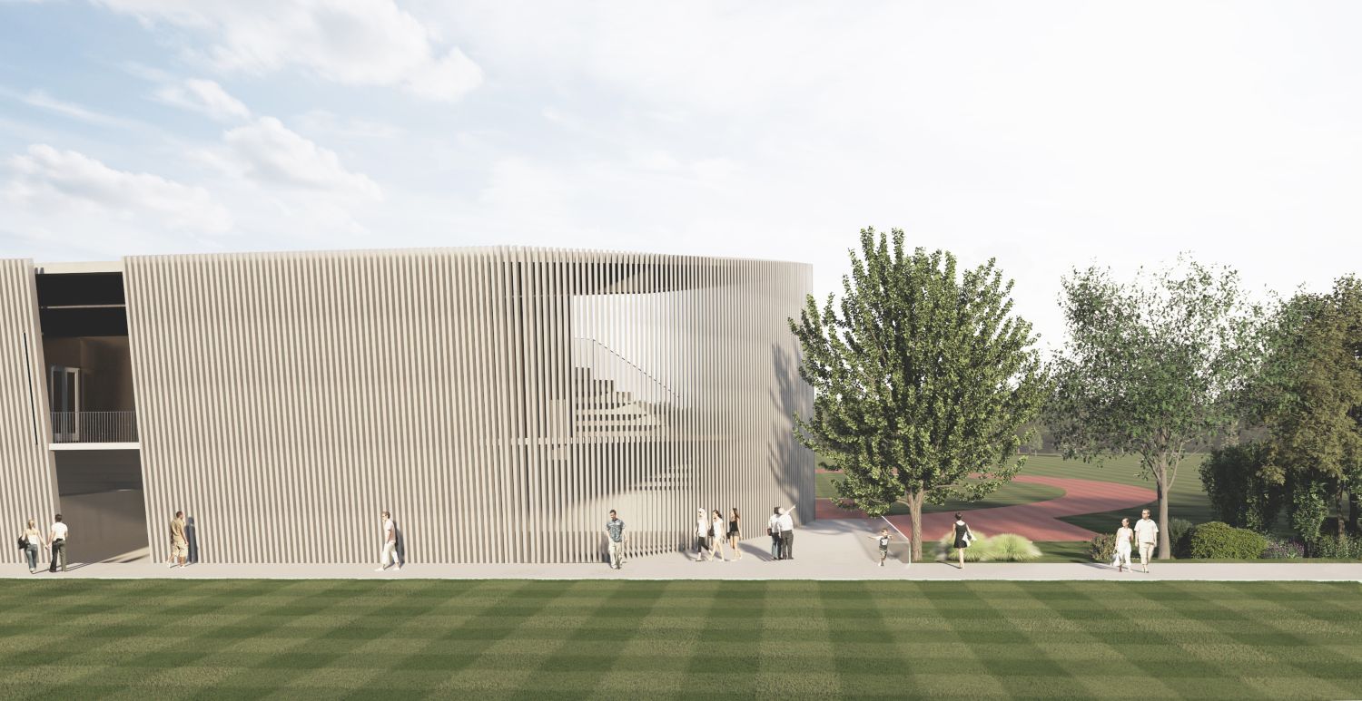 Stadionbau_Ansicht Besucherzugang Stadionbau_Ansicht Besucherzugang