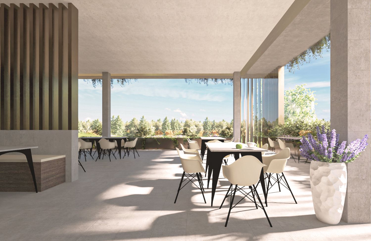 Neubau Buerogebaude Deisslingen_Kantine Neubau Buerogebaude Deisslingen_Kantine